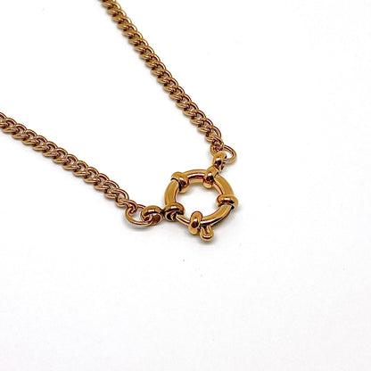 Round Clasp Chain Necklace