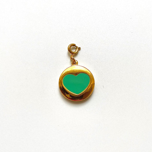 Heart Coin Charm