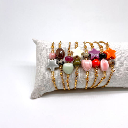 Ceramic Bead Bracelet