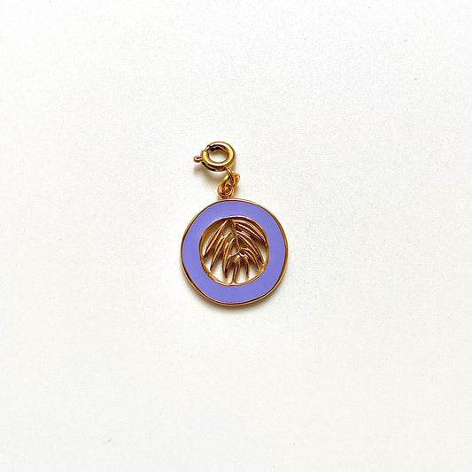 Palm Leaf Coin Charm